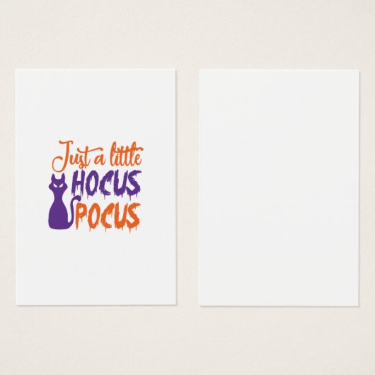 just a little hocus pocus (Front & Back)