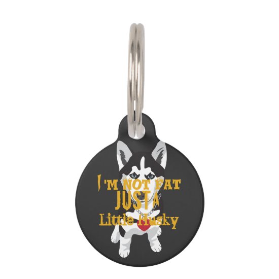 Just a little Husky Pet ID Tag