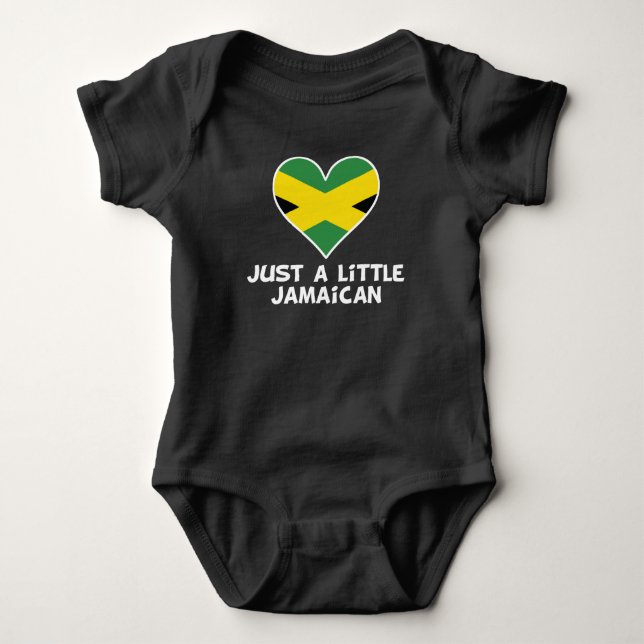 Just A Little Jamaican Baby Bodysuit (Front)