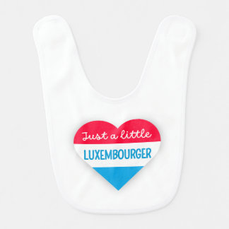 Just a Little Luxembourger cute Baby Bib