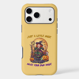 Just A Little Magic Cute Witch Halloween iPhone 17 Pro Max Case