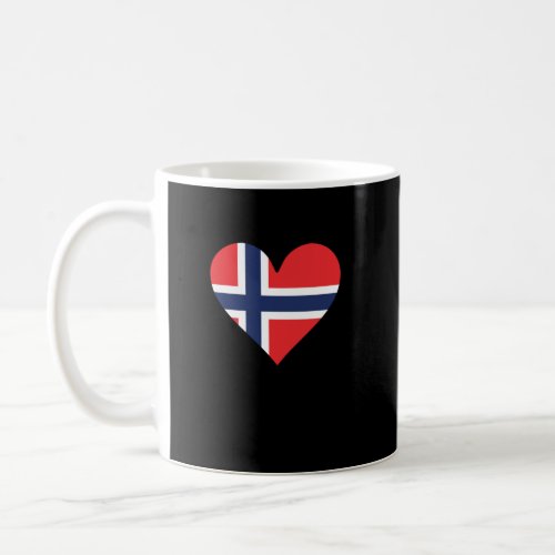 Just A Little Norwegian Flag Heart Funny Norway Coffee Mug