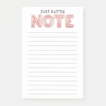 Just A Little Note : Post It Notes by luckygirl12776 at Zazzle