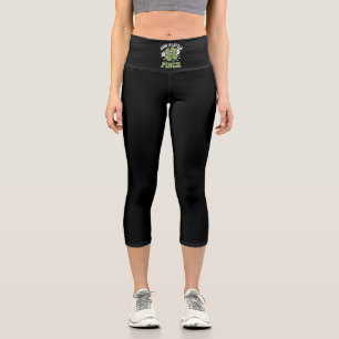 Just a Little Pinch Nurse St Patrick's Day  Capri Leggings