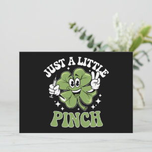 Just a Little Pinch Nurse St Patrick's Day  Invitation