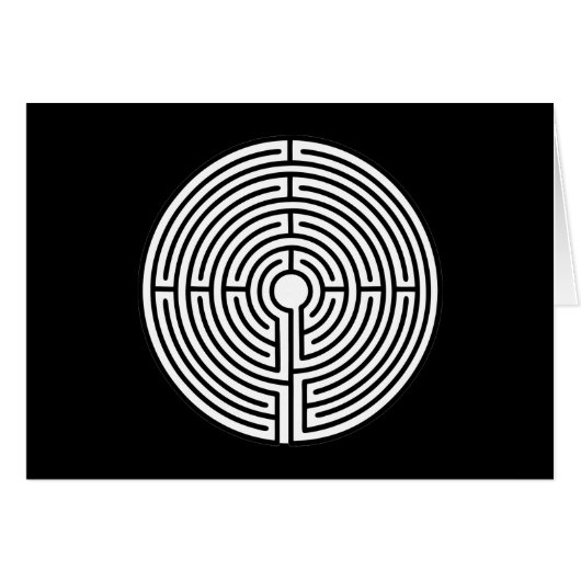 Just a Maze Circular Cards (Front Horizontal)