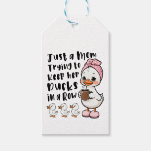 Just a mom trying to keep her ducks in a row gift tags