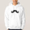 just a mustache hoodie