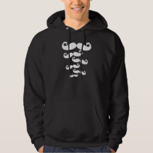 Just A Mustache Hoodies
