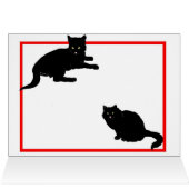 Just a Note Black Cats Cards (Inside Horizontal (Top))