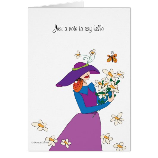Just a note daisey girl cards (Front)