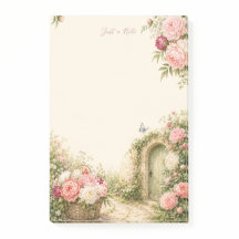 Just a Note Peony Secret Garden Post-it® Notes