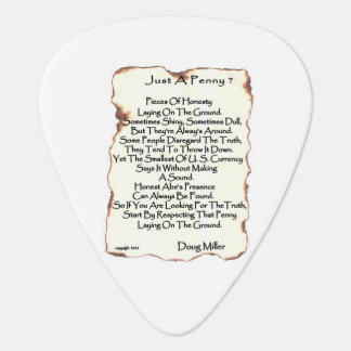 Just A Penny? Guitar Pick