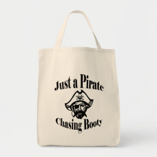 Just a Pirate Chasing Booty Tote Bag