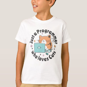 Just a programmer who loves cats T-Shirt