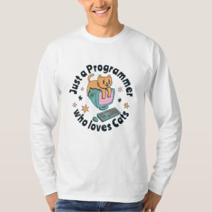 Just a programmer who loves cats T-Shirt