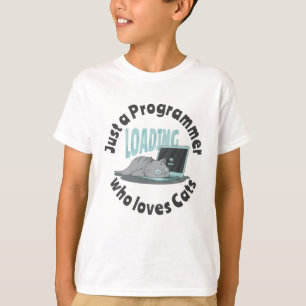 Just a programmer who loves cats T-Shirt