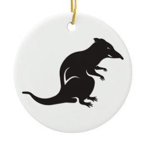 Just a Rat Ceramic Ornament