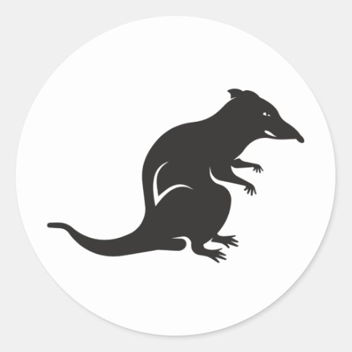 Just a Rat Classic Round Sticker