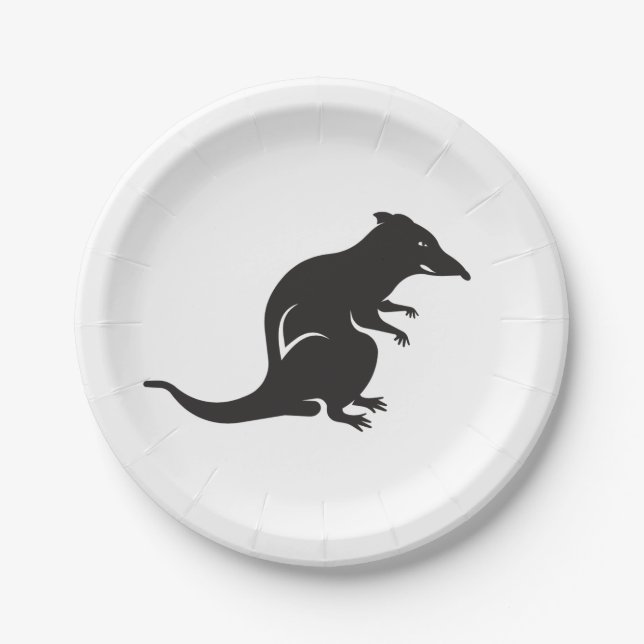Just a Rat Paper Plates (Front)