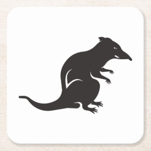 Just a Rat Square Paper Coaster