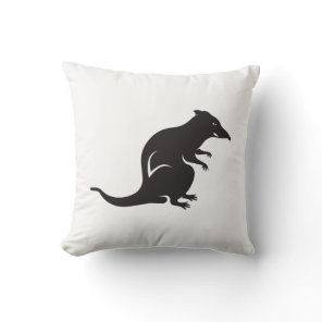Just a Rat Throw Pillow