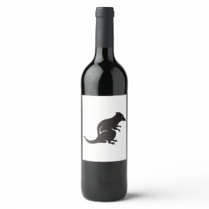 Just a Rat Wine Label