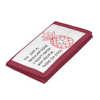 Just a Regular Dude Tri-fold Wallet