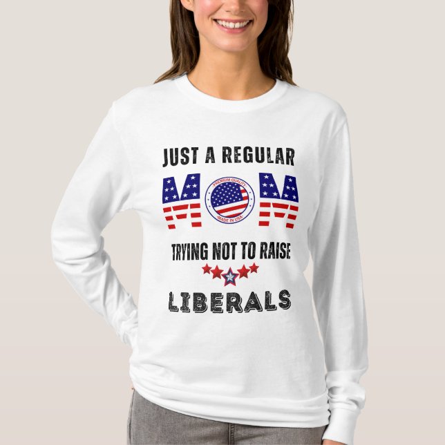 Just a Regular Mom Long Sleeve T-Shirt (Front)