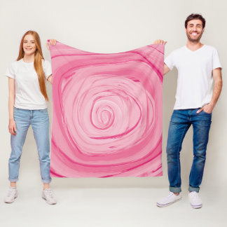 Just a rose Fleece Blanket, Medium