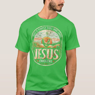 Just A Simple Girl Who Loves Jesus Chicken Dreams T-Shirt