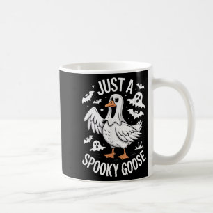 Just A Spooky Goose Halloween Ghost Trick Or Treat Coffee Mug
