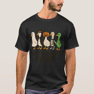 Just A Spooky Goose Halloween Silly Goose Funny Ha T-Shirt