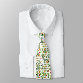 Just A Sports Fan Neck Tie
