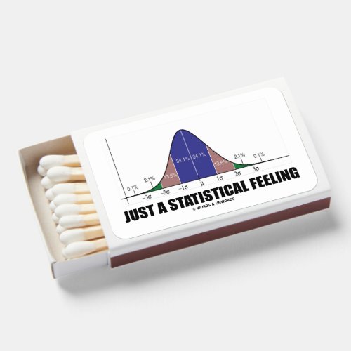 Just A Statistical Feeling Statistical Humor Matchboxes