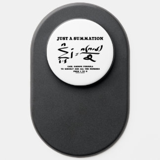 Just A Summation Math Equation Carl Gauss Formula PopSocket