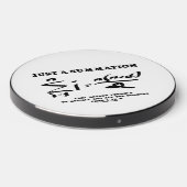 Just A Summation Math Equation Carl Gauss Formula Wireless Charger (Front 2)