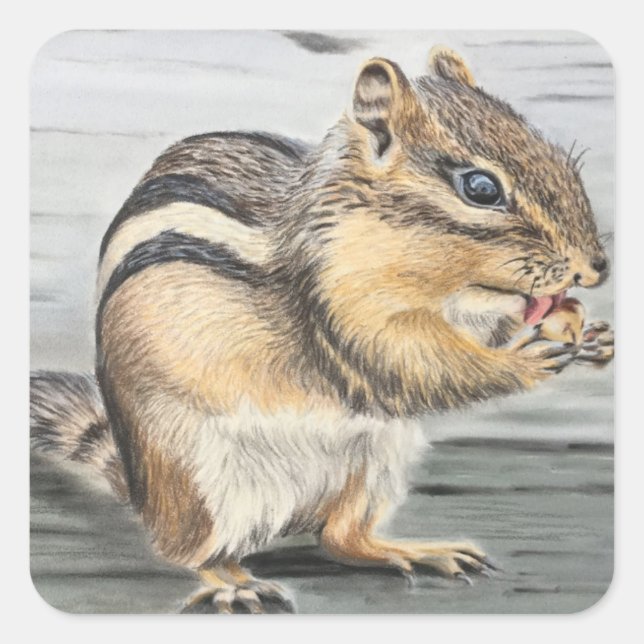 Just a Taste Square Sticker (Front)