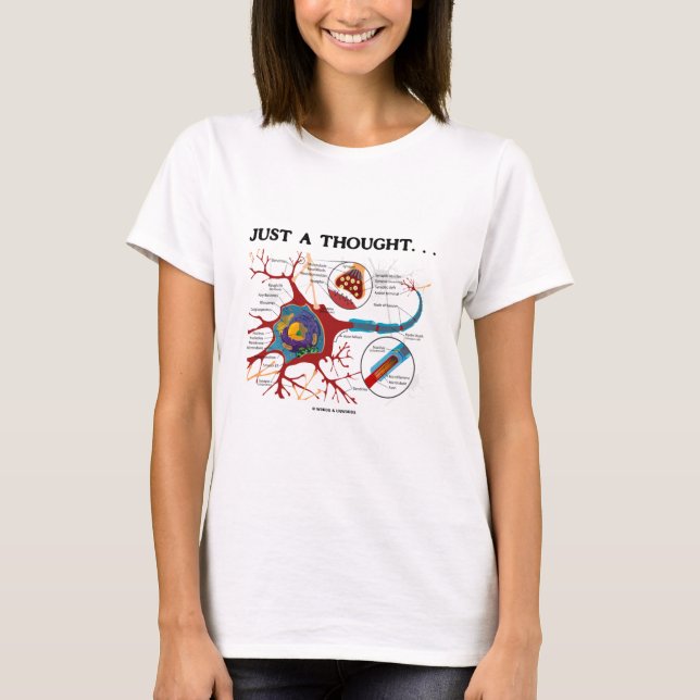 Just A Thought... (Neuron / Synapse) T-Shirt (Front)