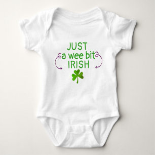 Just A Wee Bit Irish Baby Bodysuit