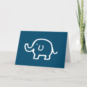 Just a White Elephant Card