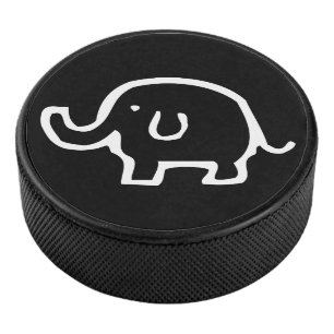 Just a White Elephant Hockey Puck