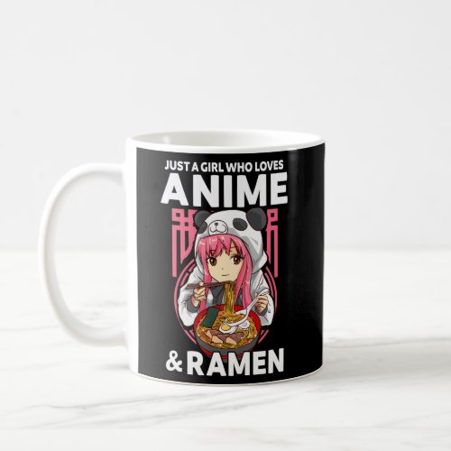 Just A Who Loves Anime And Ramen Bowl Panda N Coffee Mug