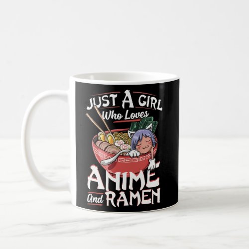 Just A Who Loves Anime And Ramen Japanesega Coffee Mug
