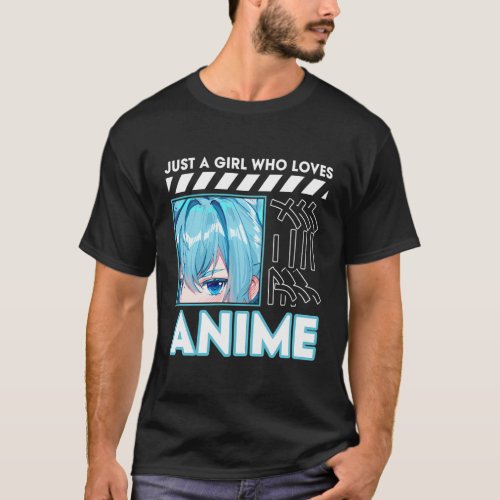 Just A Who Loves Anime N Japanese Manga T_Shirt