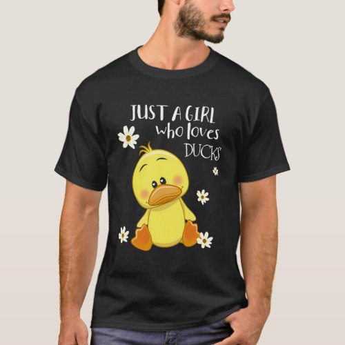 Just A Who Loves Ducks Duck Owner T_Shirt