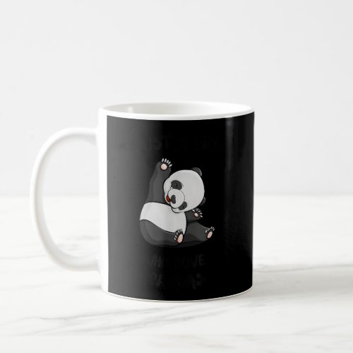 Just A Who Loves Pandas Bear Panda Coffee Mug