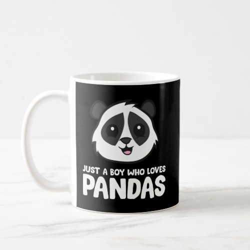 Just A Who Loves Pandas Coffee Mug