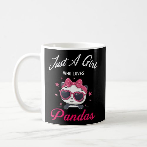 Just A Who Loves Pandas Coffee Mug