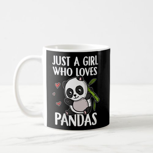 Just A Who Loves Pandas Panda Bear Panda Coffee Mug